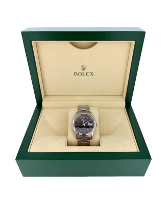 Rolex 36mm Datejust Stainless Steel Turn-O-Graph Bezel 1997 Box/Papers