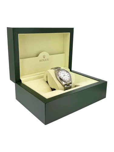 Rolex 36mm Oyster Non Date - Stainless Steel DIAMOND DIAL( 2008 Box & Papers) Model 116034