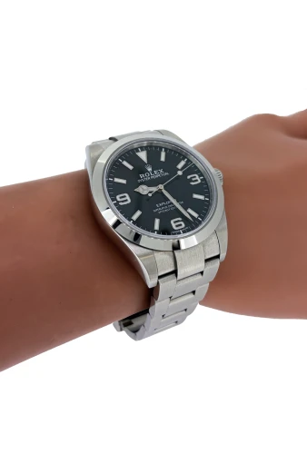 Rolex 39mm Explorer Stainless Steel 2019 Box & Papers Model: 214270
