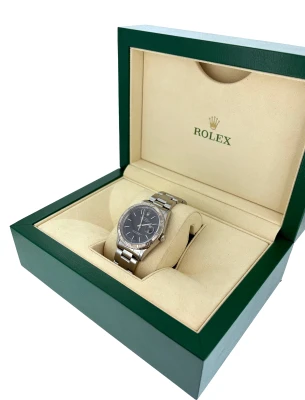 Rolex 36mm Datejust Stainless Steel Turn-O-Graph Bezel 1997 Box/Papers