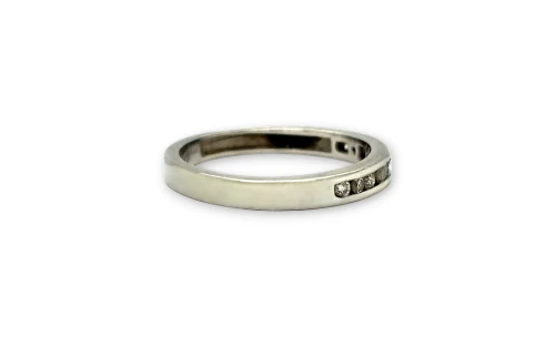 0.25ct Natural Diamond & Platinum 3.0mm Wedding/Eternity Band 3.31g