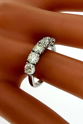 1.55ct Diamond & Platinum Eternity/Wedding Ring 4.8g