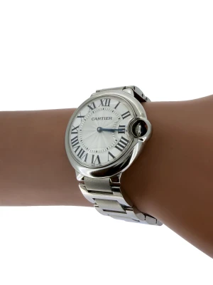 Cartier 36mm Balon Blue (2015 Box & Papers) Stainless Steel £3150