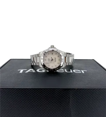 Ladies Tag Heuer AQUARACER (2022 Box & Papers) Diamond & Mother of Pearl - Stainless Steel