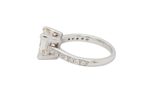 2.50ct Diamond & 18ct White Gold Solitaire Ring 5.1g