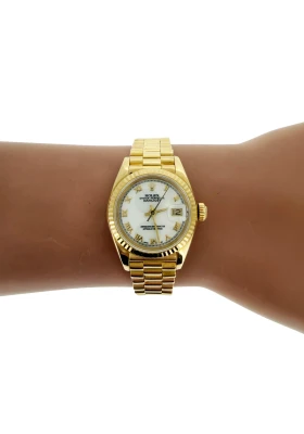 Rolex 26mm Date-Just ( Year 1983) 18ct Gold Model: 69178