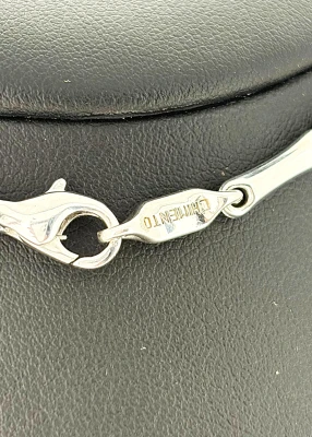 18ct White Gold 3.5mm Chimento Chain 18Inch 13.g