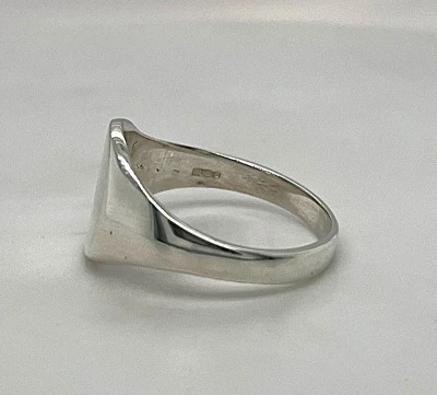 Sterling Silver Signet Ring 5.9g