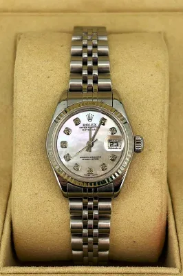 Rolex 26mm DateJust Diamond & Mother of Pearl(1998 Box & Papers)Stainless Steel
