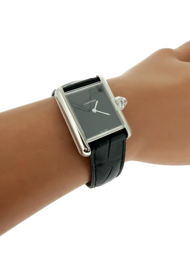 Cartier Tank De Must - Stainless Steel/Leather (UNWORN 2022 Box & Papers) Model: WSTA0072