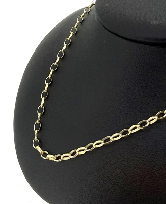 9ct Gold 3.0mm Belcher Chain 22inch