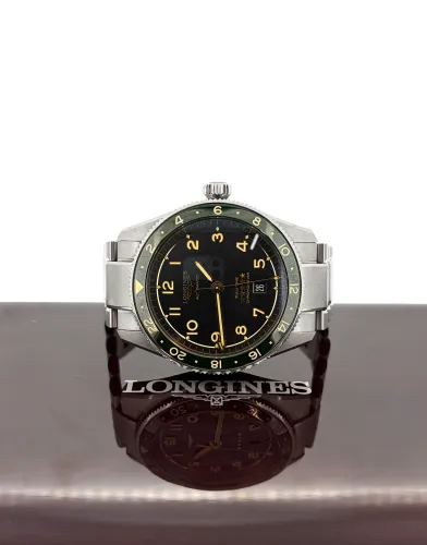 Longines 42mm GMT Spirit Zulu (2022 Box & Papers) Stainless Steel Model: L3.812.4.63.16