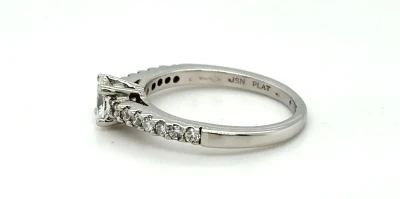 1.00ct Diamond & Platinum Solitaire Ring 4.3g