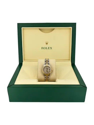 Rolex 26mm Datejust -Ivory Jubilee Dial (1994 Box & Papers) 18ct Gold & Stainless Steel Model: 69173