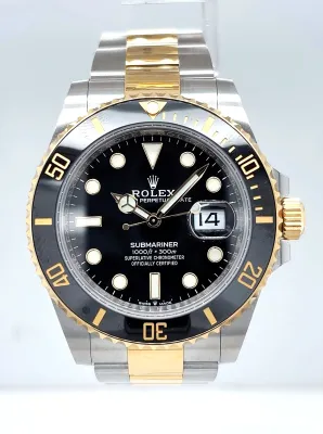 Rolex 41mm Submariner Date- 18ct Gold & Stainless Steel UNWORN 2022 Box & Papers Model: 126613LN