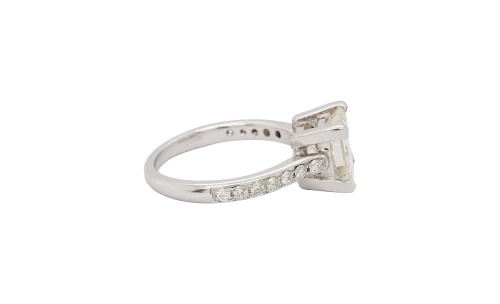 2.50ct Diamond & 18ct White Gold Solitaire Ring 5.1g