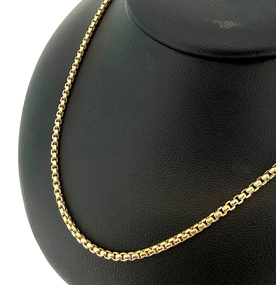 9ct Gold 2.5mm Fancy Spiga Chain 22inch