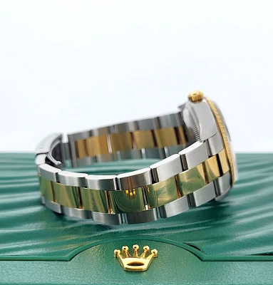 Rolex 34mm Oyster Perpetual Date- 18ct Gold & Stainless Steel 1995 Box & Papers Model: 15223