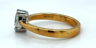 0.41ct Marquise Diamond & 18ct Gold Solitaire Ring 4.13g