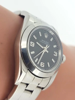Rolex 25mm Oyster Perpetual - Stainless Steel 2007 Box & Papers Model: 76080