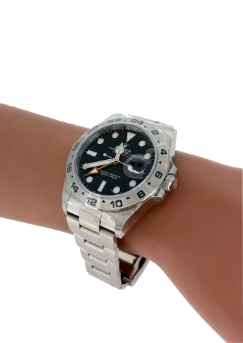Rolex 42mm Explorer 2 (2022 Box & Papers) Stainless Steel Model:226570
