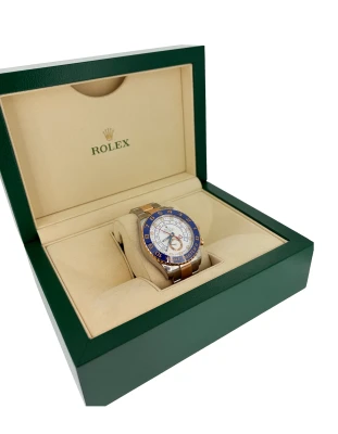 Rolex 44mm Yachtmaster 2 (2013 Box & Papers) 18ct Rose Gold & Stainless Steel