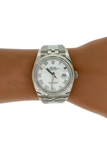 Rolex 36mm Datejust -18ct White Gold & Stainless Steel ( 2023 Box & Papers ) Model: 126234