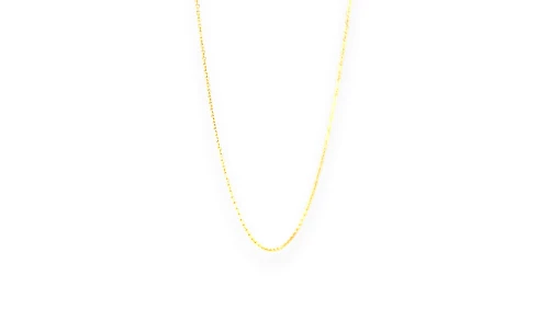 9ct Gold 0.8mm Traditional Curb Chain 16/18 inch