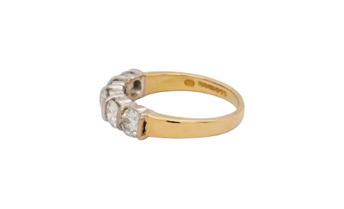 0.75ct Natural Diamond & 18ct Gold Eternity Ring 3.72g
