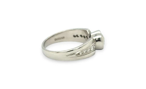 0.31ct Natural Diamond & 18ct White Gold Solitaire Ring 4.72g