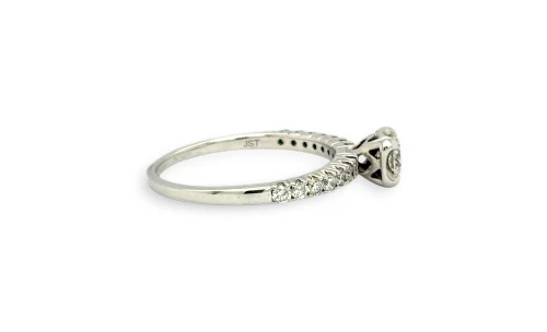 1.50ct Natural Diamond Solitaire & Wedding Band Set- 14ct White Gold 5.45g