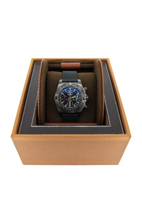 Breitling 44mm Black Steel Chronomat (2019 Box & Papers) Black Stainless Steel