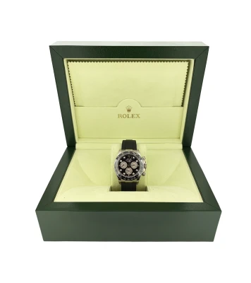 Rolex 40mm Daytona Cosmograph- Diamond Dial - 18ct White Gold & Oyster Flex Strap (2023 Box & Papers) Model: 126519LN