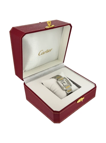 Cartier Tank Francaise Automatic- 18ct Gold & Stainless Steel (2001 Box & Papers) Model: 2302
