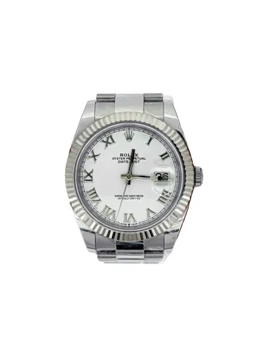 Rolex 41mm DateJust - 18ct White Gold & Stainless Steel 2021 Box & Papers - Model 126334