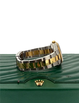 Rolex 34mm Oyster Perpetual Date- 18ct Gold & Stainless Steel 1995 Box & Papers