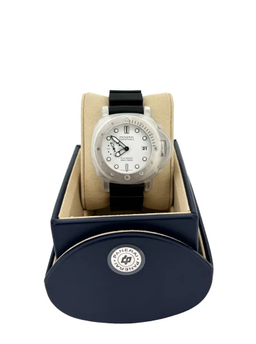 Panerai 42mm Submersible Bianco - Stainless Steel & Rubber (BRAND NEW -UNWORN 2026 Box & Papers) Model: PAM01590