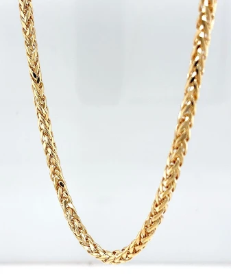 9ct Gold Fancy Spiga Chain 3.3mm 20inch