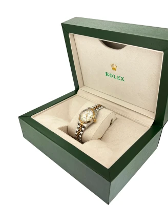 Rolex 26mm Datejust 18ct Gold & Stainless Steel Diamond 1998 Box/Papers
