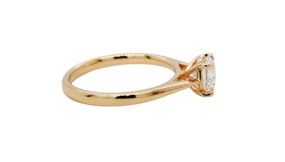 1.02ct Lab Grown Diamond & 9ct Gold Solitaire Ring 2.47g