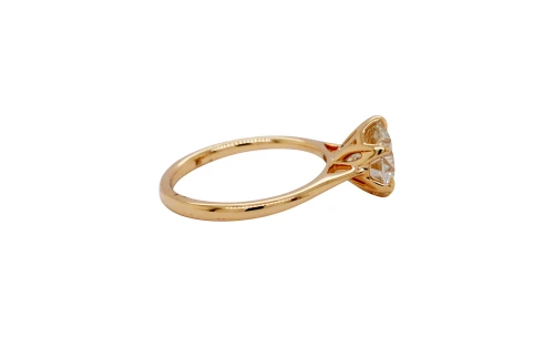 2.00ct Lab Grown Diamond & 9ct Gold Solitaire Ring 2.86g