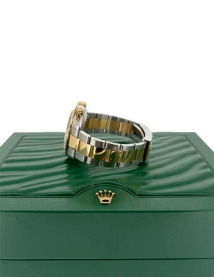 Rolex 40mm Daytona "Black Dial" 18ct Gold & Stainless Steel 2010 Box and Papers