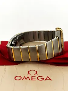 Omega Constellation 28mm - 18ct Gold & Stainless Steel- Mother of Pearl & Diamond 2019 Box & Papers