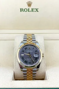 Rolex 41mm DateJust Wimbledon 18ct Gold & Stainless Steel 2026 Box & Papers