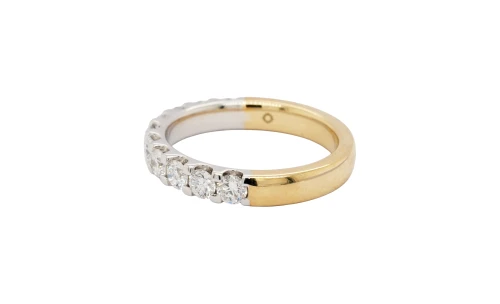 1.50ct Lab Grown Diamond & 9ct Gold Eternity/Wedding Band 4.92g