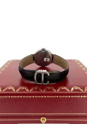 Cartier 33mm Ballon Bleu - Stainless Steel/Leather 2026 Box & Papers Model: 3489