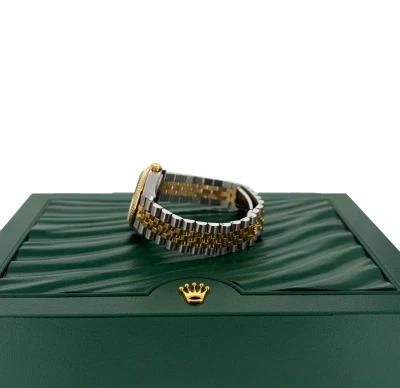 Rolex 31mm Datejust 18ct Gold/Stainless Steel Diamond Dial 2021 Box & Papers