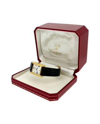 Cartier Santos 100m- Midi - 18ct Gold & Stainless Steel DIAMOND 2008 Box & Papers