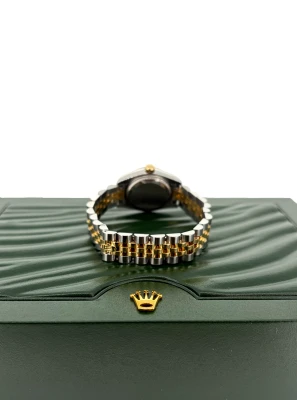 Rolex 26mm DateJust 18ct Gold/Stainless Steel DIAMOND 2007 Box & Papers Model:179173