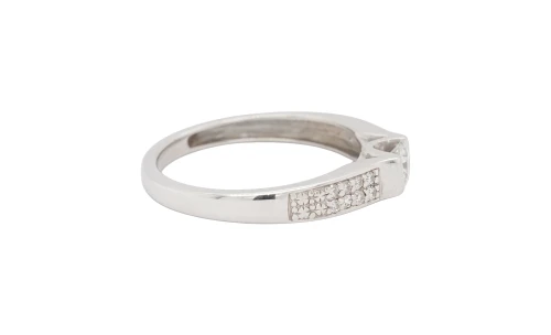 0.50ct Diamond & 18ct White Gold Solitaire Ring  2.5g
